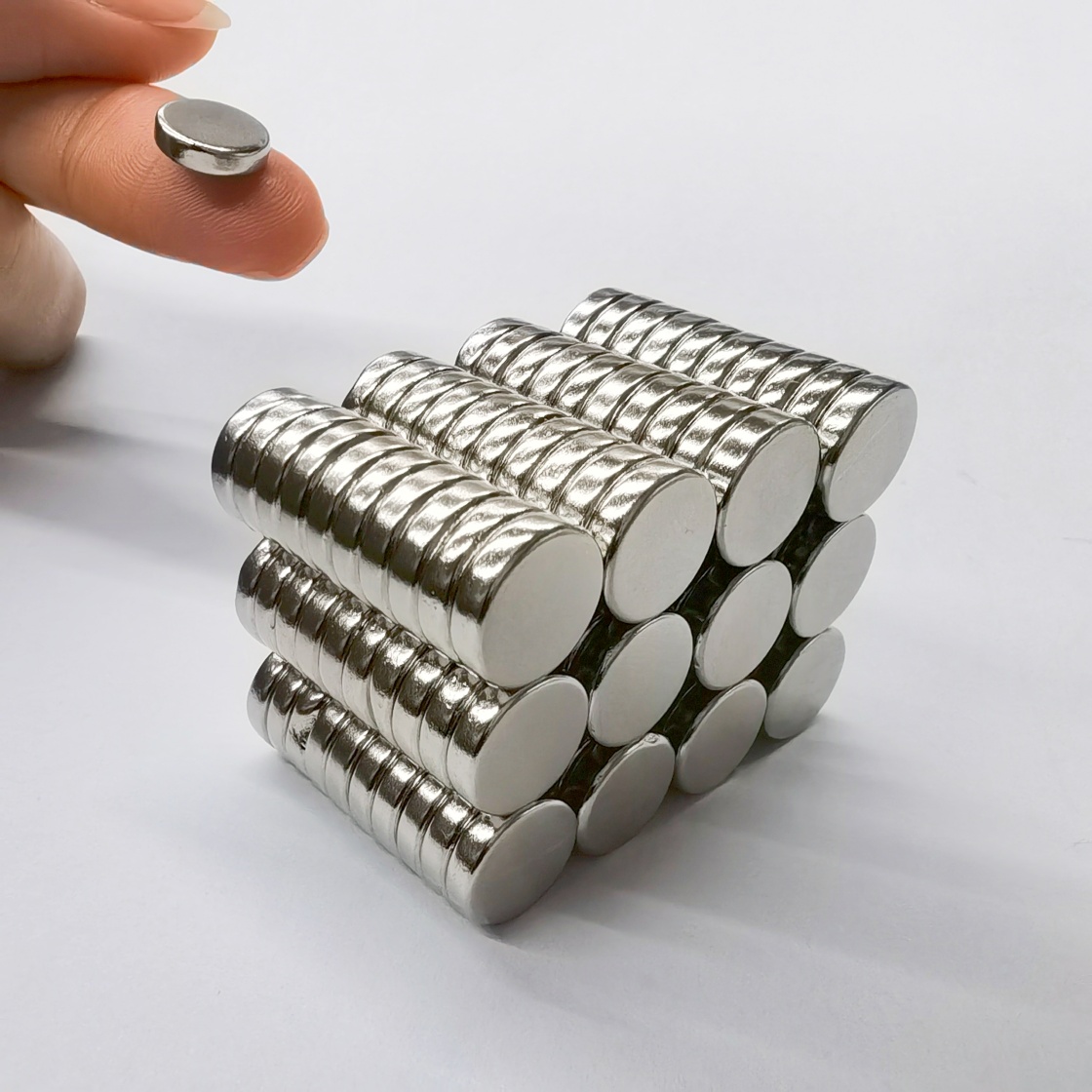 Nam châm Neodymium dạng đĩa D10×3mm, nam châm đất hiếm vĩnh cửu lực từ mạnh, mạ NiCuNi hiệu suất cao - Image 7